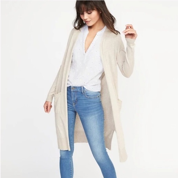 lightweight navy cardigan